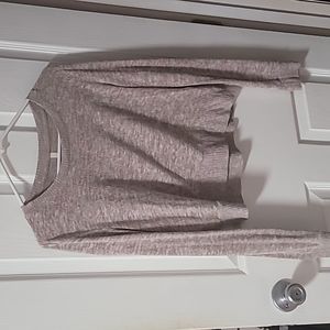 Long sleeved tan shirt